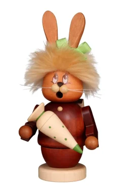 Christian Ulbricht Osterhasen*Räuchermännchen Miniwichtel Osterhase Schulanfänger, 16 cm von