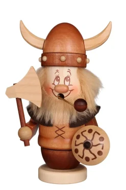 Christian Ulbricht Neuheiten | Räuchermännchen*Räuchermännchen Miniwichtel Wikinger, 15 cm von