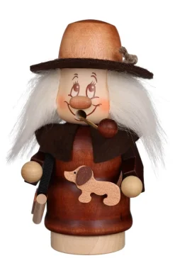 Christian Ulbricht Neuheiten | Auslaufartikel*Räuchermännchen Miniwichtel Jäger, 14 cm von