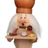 Christian Ulbricht Neuheiten | Räuchermännchen*Räuchermännchen Miniwichtel Bäcker, 15 cm von