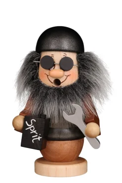 Christian Ulbricht Räuchermännchen*Räuchermännchen Miniwichtel Rocker, 13 cm von