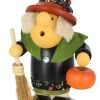 Müller Kleinkunst Räuchermännchen*Räuchermännchen Müllerchen® Halloween Hexe, 16 cm von