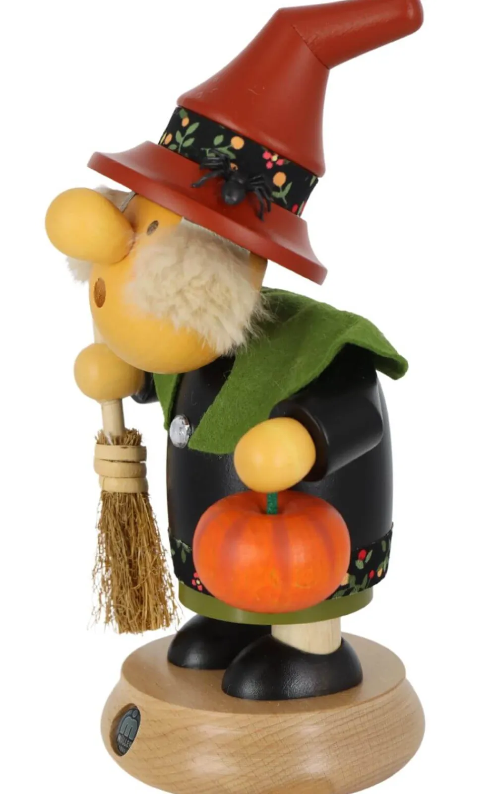 Müller Kleinkunst Räuchermännchen*Räuchermännchen Müllerchen® Halloween Hexe, 16 cm von
