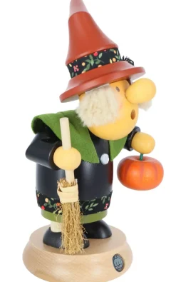 Müller Kleinkunst Räuchermännchen*Räuchermännchen Müllerchen® Halloween Hexe, 16 cm von