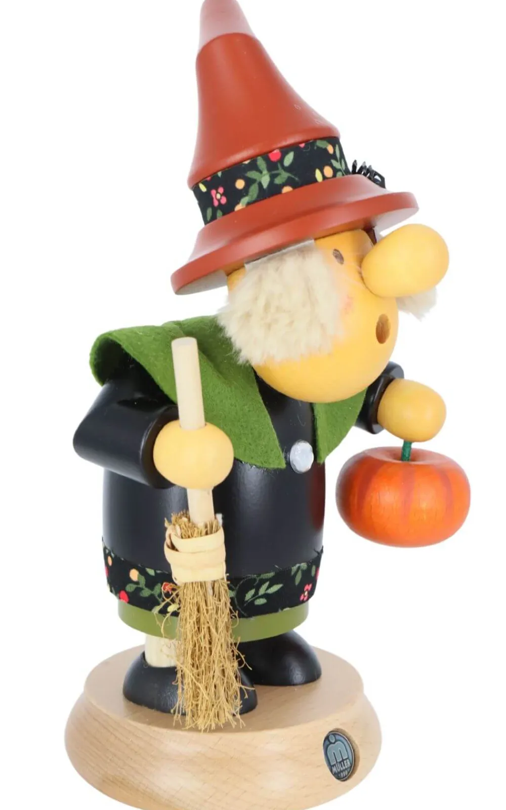 Müller Kleinkunst Räuchermännchen*Räuchermännchen Müllerchen® Halloween Hexe, 16 cm von
