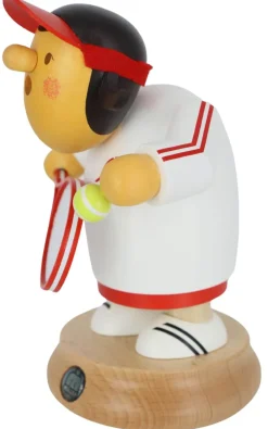 Müller Kleinkunst Räuchermännchen*Räuchermännchen Müllerchen® Tennisspielerin, 16 cm von