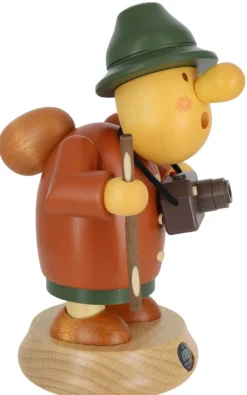 Müller Kleinkunst Räuchermännchen*Räuchermännchen Müllerchen® Tourist, 16 cm von