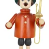 Richard Glässer GmbH Neuheiten | Auslaufartikel*Räuchermännchen Musikant mit Posaune, 18 cm von Richard Glässer