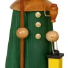 Jan Stephani Räuchermännchen*Räuchermännchen Nachtwächter, grün, 19 cm von