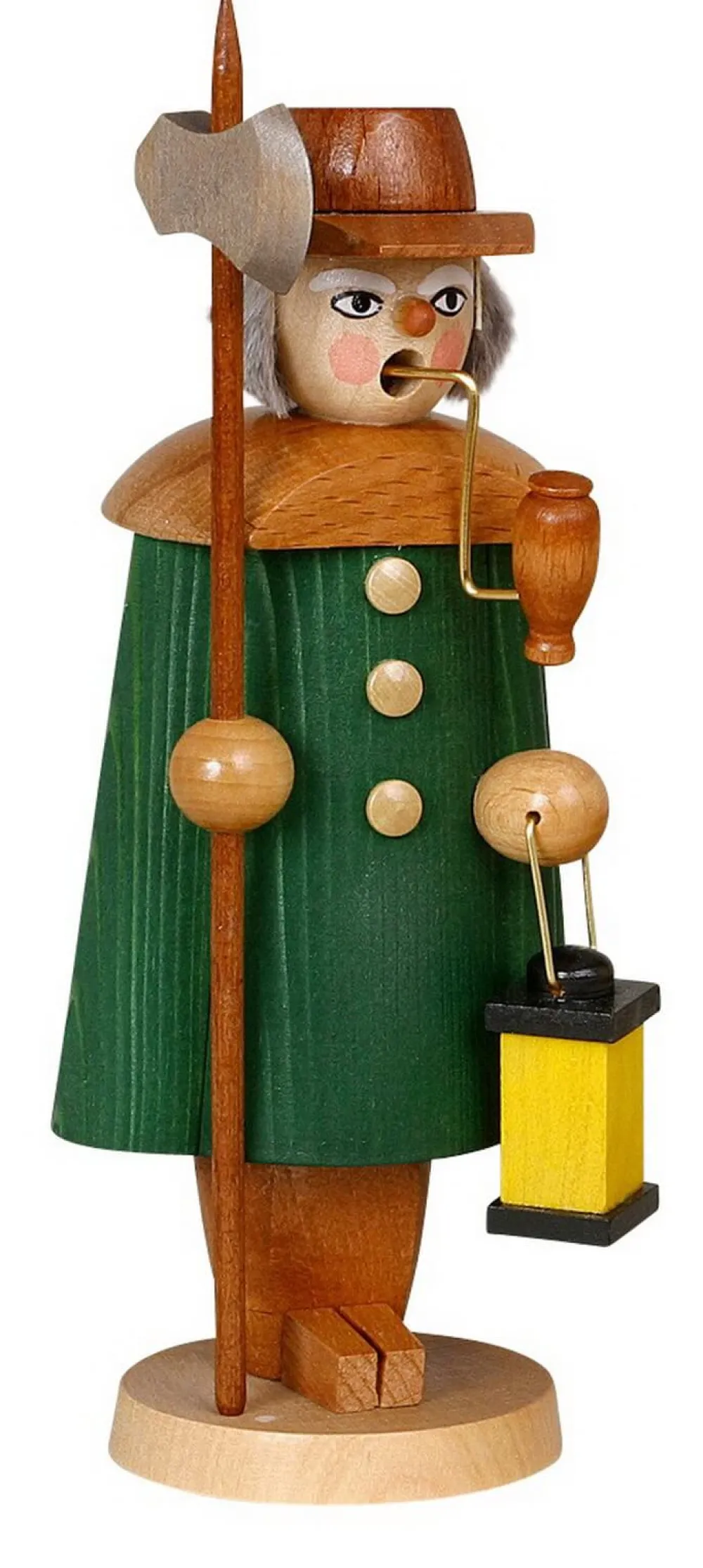 Jan Stephani Räuchermännchen*Räuchermännchen Nachtwächter, grün, 19 cm von