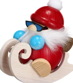 Seiffener Volkskunst eG Neuheiten | Räuchermännchen*Räuchermännchen Nikolaus fährt Schlitten von