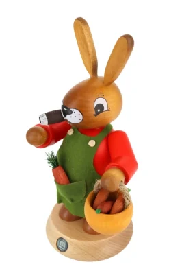 Müller Kleinkunst Osterhasen*Räuchermännchen Osterhase Hasenmann, 19 cm, von