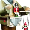 Richard Glässer GmbH Räuchermännchen*Räuchermännchen Puppenspieler mit Spielwerk, 36 cm von Richard Glässer