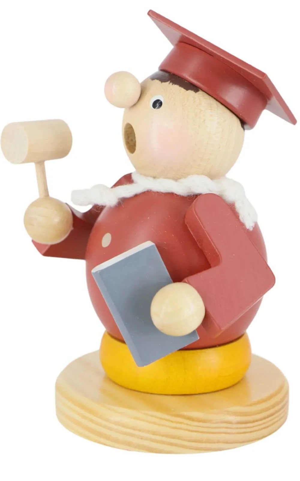 Zenker Räuchermännchen*Räuchermännchen Richter Friederich mit Gesetzbuch, 11 cm von Ralf