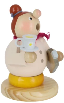 Zenker Räuchermännchen*Räuchermännchen Schlafmütze Oma mit Wärmflasche, 11 cm von Ralf