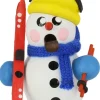 Gerd Hofmann Räuchermännchen*Räuchermännchen Schneemann Biathlet, 8 cm, von