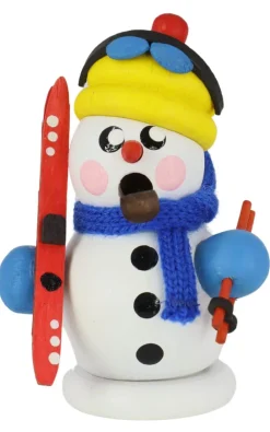 Gerd Hofmann Räuchermännchen*Räuchermännchen Schneemann Biathlet, 8 cm, von