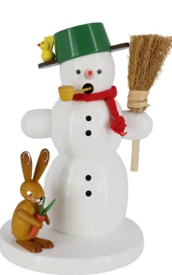 Zenker Räuchermännchen*Räuchermännchen Schneemann mit Hase, 18 cm von Ralf