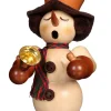 Christian Ulbricht Räuchermännchen*Räuchermännchen Schneemann mit Glocke, 23 cm, von