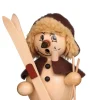 Christian Ulbricht Räuchermännchen*Räuchermännchen Schneemann Skifahrer, , 19 cm von