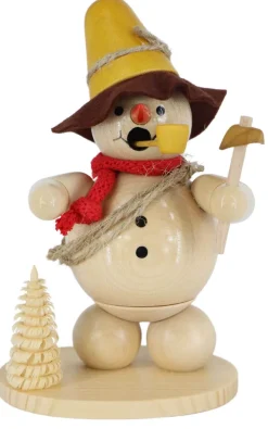 Zenker Räuchermännchen*Räuchermännchen Schneemann mit Eispickel, , 12 cm von Ralf