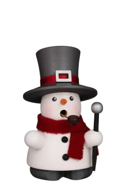 Christian Ulbricht Auslaufartikel*Räuchermännchen Schneemann, 11 cm von