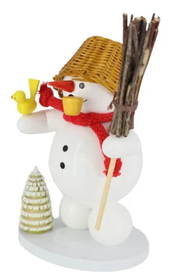 Zenker Räuchermännchen*Räuchermännchen Schneemann mit Korb, 12 cm von Ralf
