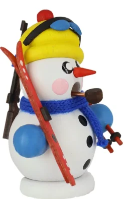 Gerd Hofmann Räuchermännchen*Räuchermännchen Schneemann Biathlet, 8 cm, von