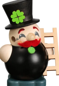 Seiffener Volkskunst eG Räuchermännchen*Räuchermännchen Schornsteinfeger, 10 cm von