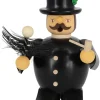 Müller Kleinkunst Räuchermännchen*Räuchermännchen Schornsteinfeger, 11 cm, farbig von