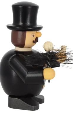 Müller Kleinkunst Räuchermännchen*Räuchermännchen Schornsteinfeger, 11 cm, farbig von