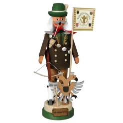 Karl Werner Räuchermännchen*Räuchermännchen Schützenkönig, braun von