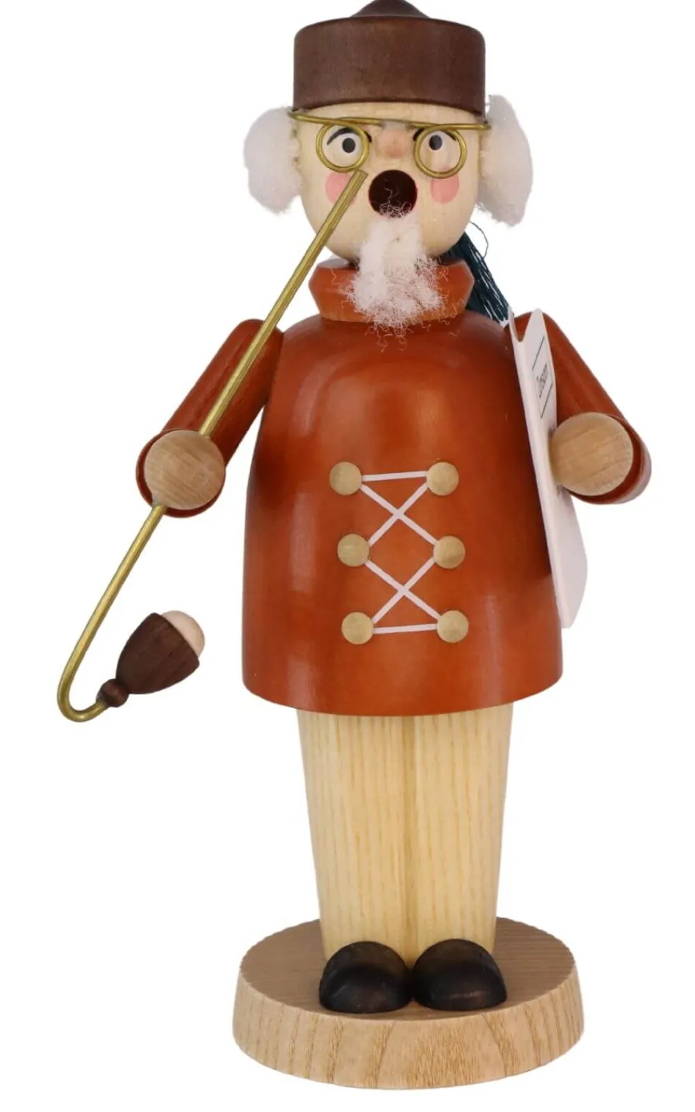 Richard Glässer GmbH Auslaufartikel*Räuchermännchen Schulmeister, 16 cm, natur von Richard Glässer