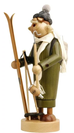 KWO Neuheiten | Räuchermännchen*Räuchermännchen Skifahrer, 27 cm, von