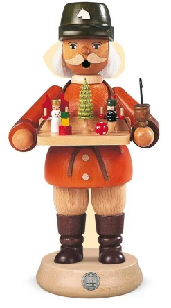 Müller Kleinkunst Räuchermännchen*Räuchermännchen Spielwarenverkäufer, 23 cm von