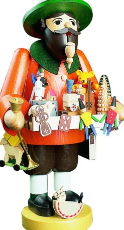 Richard Glässer GmbH Räuchermännchen*Räuchermännchen Spielzeughändler, 36 cm von Richard Glässer