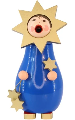 Richard Glässer GmbH Neuheiten | Auslaufartikel*Räuchermännchen Stern, 11 cm von Richard Glässer