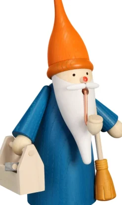 Seiffener Volkskunst eG Räuchermännchen*Räuchermännchen Traditionswichtel Hausmeister, 16 cm von