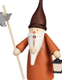 Seiffener Volkskunst eG Räuchermännchen*Räuchermännchen Traditionswichtel Nachtwächter, 16 cm von