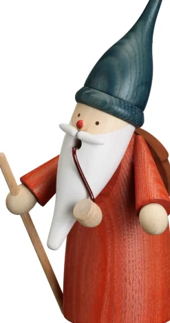 Seiffener Volkskunst eG Neuheiten | Räuchermännchen*Räuchermännchen Traditionswichtel Wanderer, 16 cm von