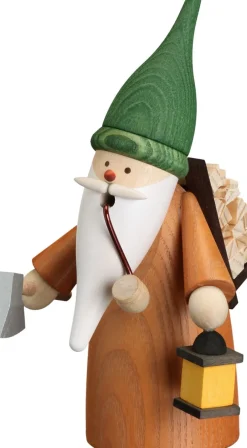Seiffener Volkskunst eG Neuheiten | Räuchermännchen*Räuchermännchen Traditionswichtel Holzsammler, 16 cm von
