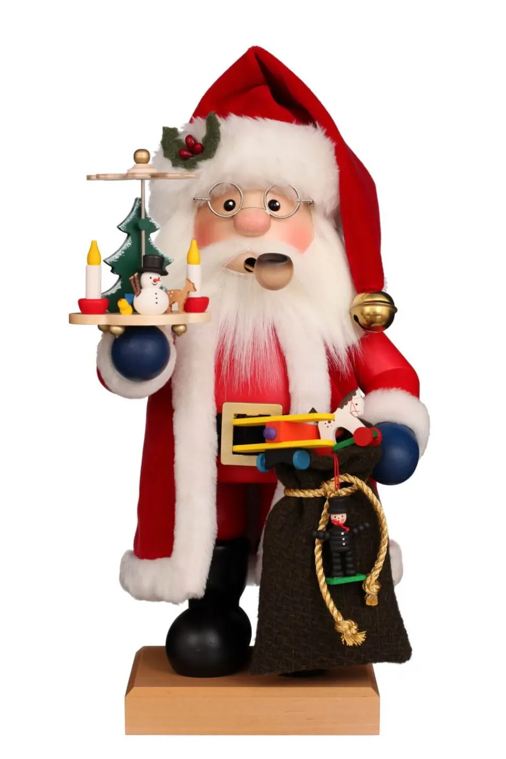 Christian Ulbricht Räuchermännchen*Räuchermännchen Weihnachtsmann, rot, 37 cm von