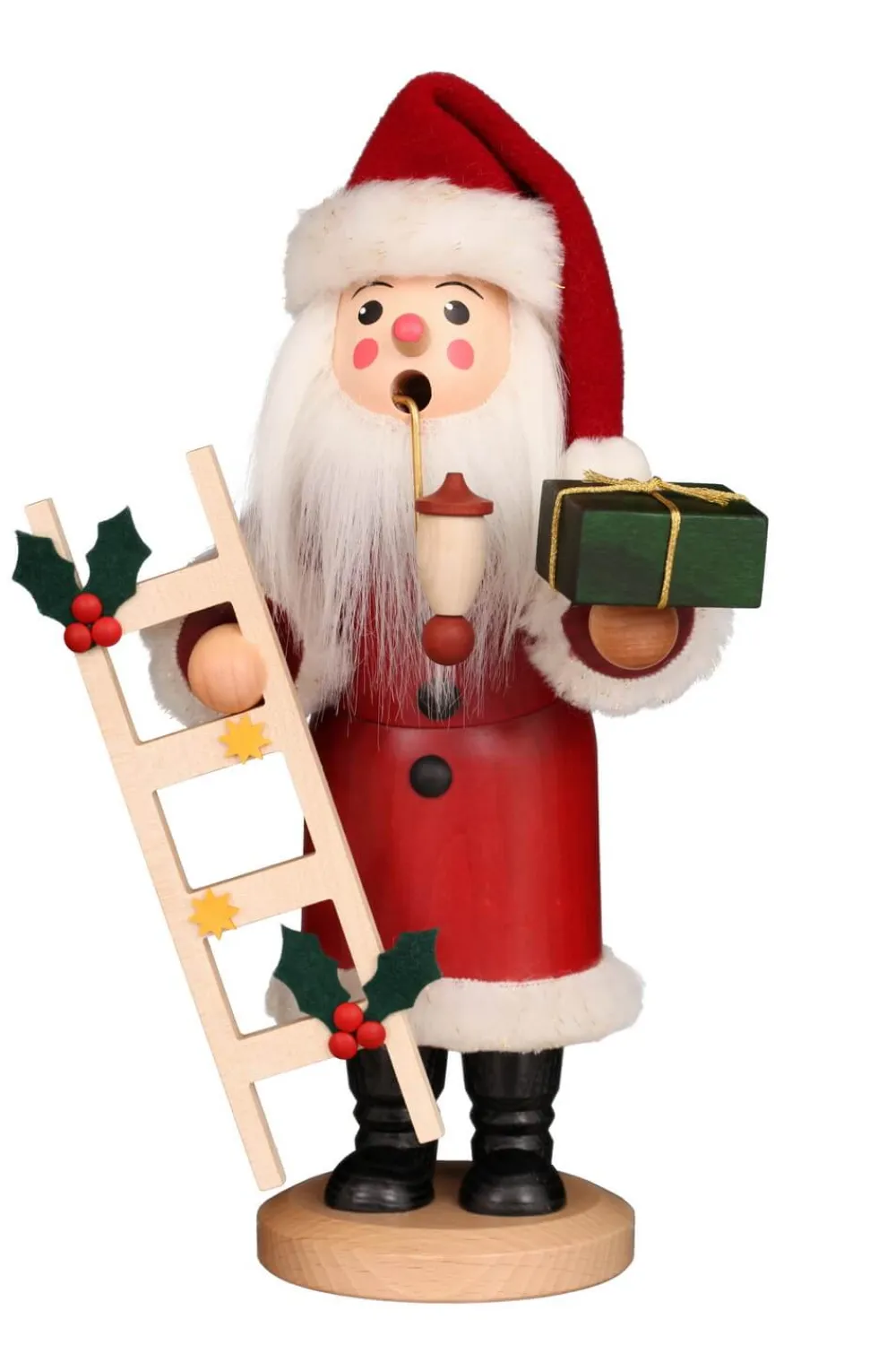 Christian Ulbricht Räuchermännchen*Räuchermännchen Weihnachtsmann mit Leiter, , 28 cm von