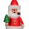Christian Ulbricht Räuchermännchen*Räuchermännchen Weihnachtsmann mit Baum, 12 cm von