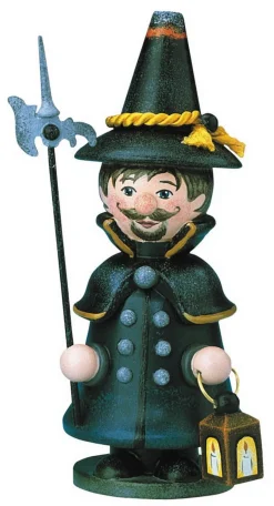 Hubrig Volkskunst Räuchermännchen*Räuchermännchen Wichtel - Nachtwächter, 14 cm, von