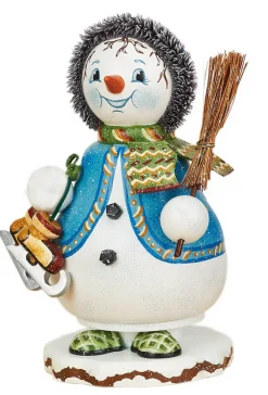 Hubrig Volkskunst Räuchermännchen*Räuchermännchen Wichtel - Schneeflöckchens Eiskufen von