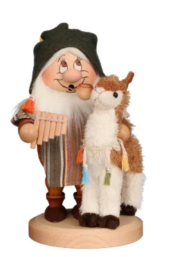 Christian Ulbricht Bestseller | Räuchermännchen*Räuchermännchen Wichtel Alpakafreund, 26 cm von