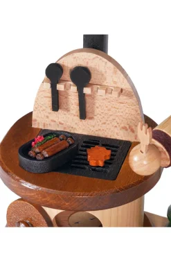 DWU Drechselwerkstatt Uhlig Räuchermännchen*Räuchermännchen Wichtel am Herd, 26 cm von DWU