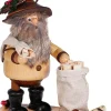 DWU Drechselwerkstatt Uhlig Räuchermännchen*Räuchermännchen Wichtel Astsammler, 26 cm von