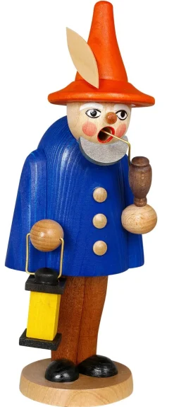 Jan Stephani Räuchermännchen*Räuchermännchen Wichtel, blau, 19 cm von
